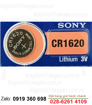 Pin Sony CR1620 lithium 3V chính hãng Sony Made in Indonesia