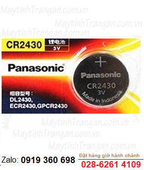 Pin 3v Lithium Panasonic CR2430 chính hãng Made in Indonesia