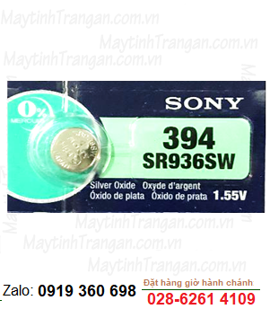 Pin đồng hồ đeo tay 1,55v Silver Oxide Sony SR936SW-394 chính hãng thay pin đồng hồ các hãng