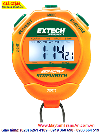 Extech 365515 _Đồng hồ bấm giây 365515 Stopwatch/Clock with Backlit Display chính hãng| CÒN HÀNG