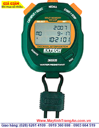 Extech 365535 _Đồng hồ bấm giây 500 Laps Extech 365535 Decimal Stopwatch chính hãng |CÒN HÀNG 