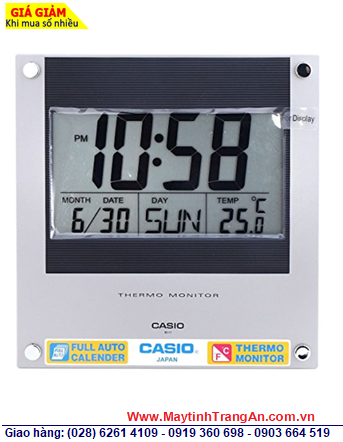 Casio ID-11S-2DF, Đồng hồ Treo tường Xem giờ và Đo nhiệt độ Casio ID-11S-2DF | CÒN HÀNG