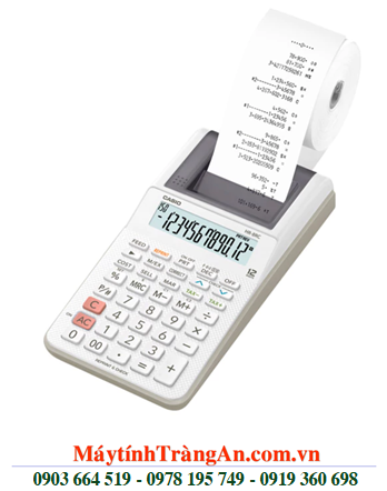 Casio HR-8RC, Máy tính tiền in bill giấy Casio HR-8RC chính hãng (MẪU MỚI) |Bảo hành 5 năm