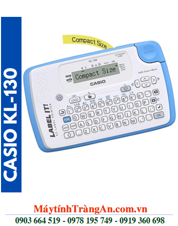 Casio KL-130; Máy in nhãn Casio KL-130 có định dạng in mã vạch, in được 5 loại Tape