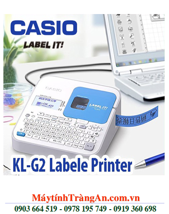 Casio KL-G2; Máy in nhãn Casio KL-G2 có cổng kết nối USD và định dạng kiểu mã vạch