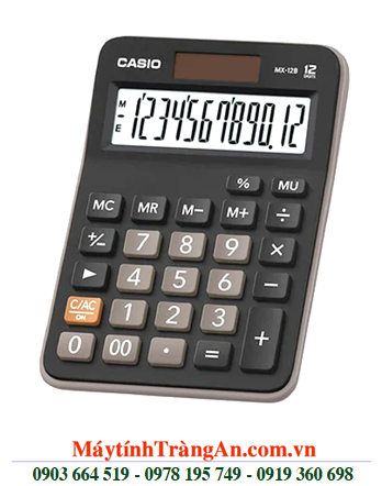 Casio MX-12B, Máy tính tiền Casio MX-12B loại 12 số DIgits chính hãng| ĐẶT HÀNG 