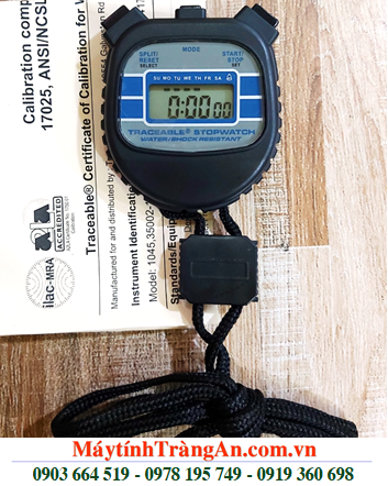 Traceable 1045 _Đồng hồ bấm giây 1045 Traceable® Water-/Shock-Resistant Stopwatch _Đã được hiệu chuẩn tại Mỹ