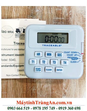 Traceable 5040 _Đồng hồ đếm lùi đếm tiến 100 GIỜ 5040 Traceable® 100-Hour Timer _Đã được hiệu chuẩn tại Mỹ