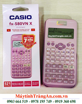 Casio FX-580VN X, Máy tính học sinh mang vào phòng thi Casio FX-580VN X chính hãng _Bảo hành 7 năm| CÒN HÀNG