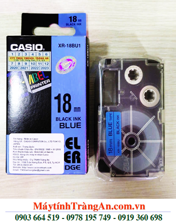 TAPE IN NHÃN CASIO XR-18BU1