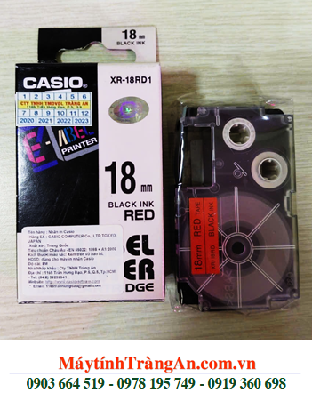 TAPE IN NHÃN CASIO XR-18RD1