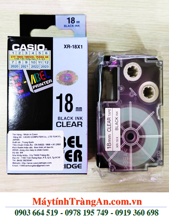 TAPE IN NHÃN CASIO XR-18X1