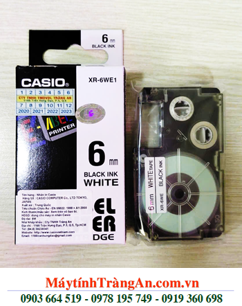 TAPE IN NHÃN CASIO XR-6WE1