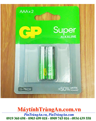 GP24AE-2BC2 Pin AAA 1.5v Super Alkaline G-TECH 50% more power (Vỉ 02viên)