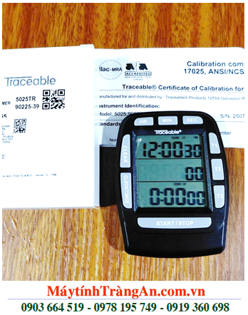Traceable 5025 _Đồng hồ đếm lùi đếm tiến 03 kênh 5025 Traceable® Triple-Display Timer _Đã được hiệu chuẩn tại Mỹ