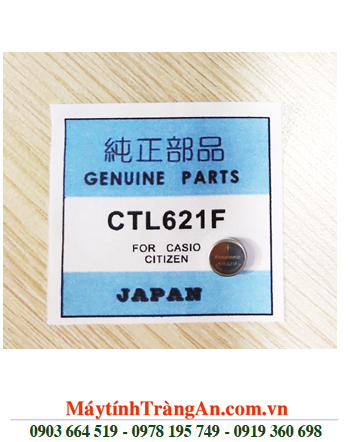Panasonic CTL621F (Genuine Parts, viên trơn) Pin đồng hồ sạc SOLAR, Xuất xứ Indonesia