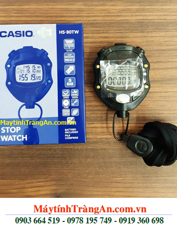 Casio HS-80TW, Đồng hồ bấm giây HS-80TW chính hãng _Bảo hành 1 năm | CÒN HÀNG