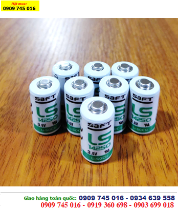SAFT LS14250; Pin SAFT LS14250 lithium 3.6V size 1/2AA - 1200mAh nuôi nguồn PLC chính hãng _Xuất xứ Pháp 