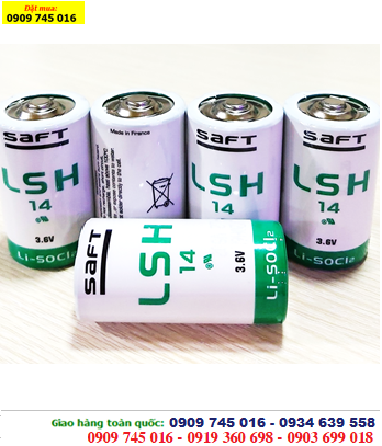 SAFT LSH14; Pin SAFT LSH14 lithium 3.6V size C - 5500mAh nuôi nguồn PLC/CNC chính hãng _Xuất xứ Pháp 