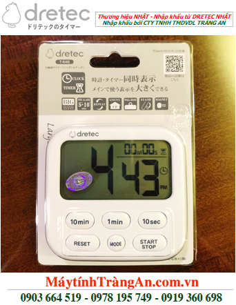 DRETEC T-646WT, Đồng hồ hẹn giờ đếm lùi TIMER DRETEC T-646WT (chức năng lặp lại)